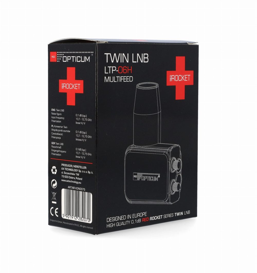 LNB Opticum TWIN (3st) Red Rocket - Slika 3