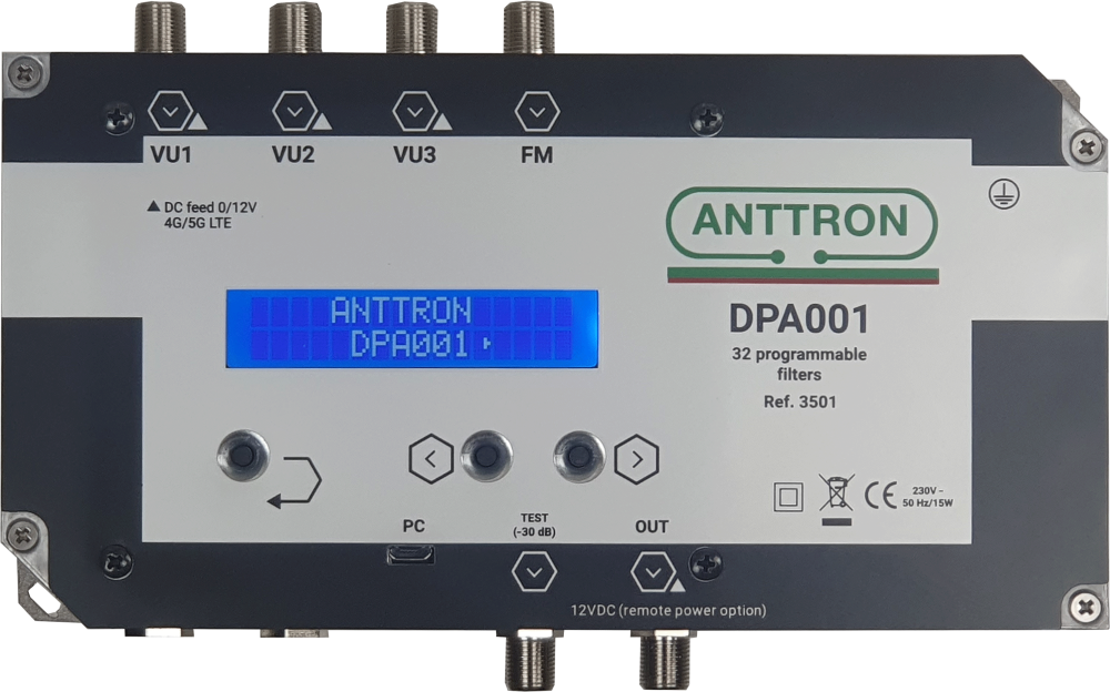 POJAČALO PROGRAMABILNO 32ch DVB-T  Anttron - Slika 2