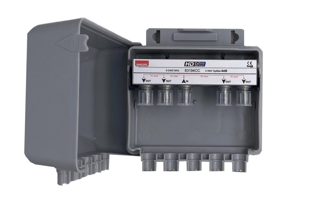 RAZDJELNIK 4 IZL. DC VANJSKI TV-MAX