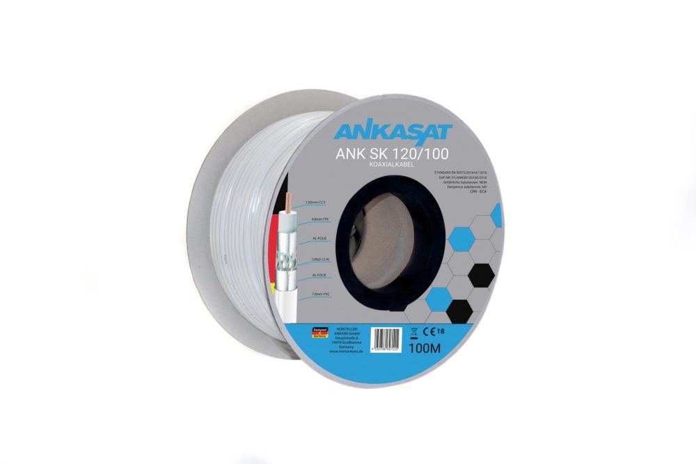 KABEL COAX 120dB CCS ANK SK 120/100m Ankasat