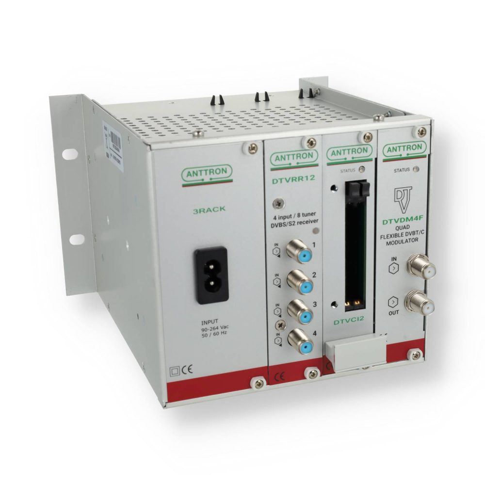 TRM 8x DVB-S2 TP+2CI 4x DVB-T/C MUX Anttron