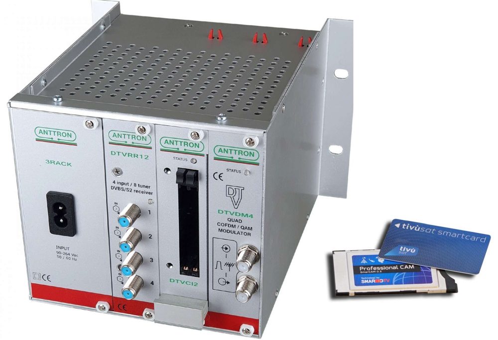 TRM 8x DVB-S2 TP+2CI 4x DVB-T/C MUX Anttron - Slika 3