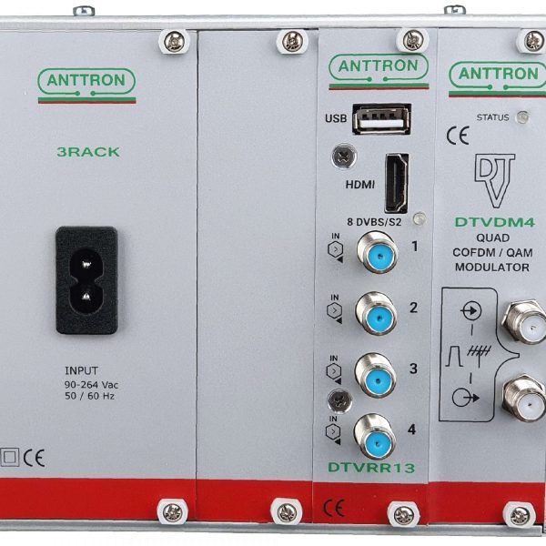 TRM 8xDVB-S2 TP +HDMI/USB - 4x DVB-T/C MUX Anttron