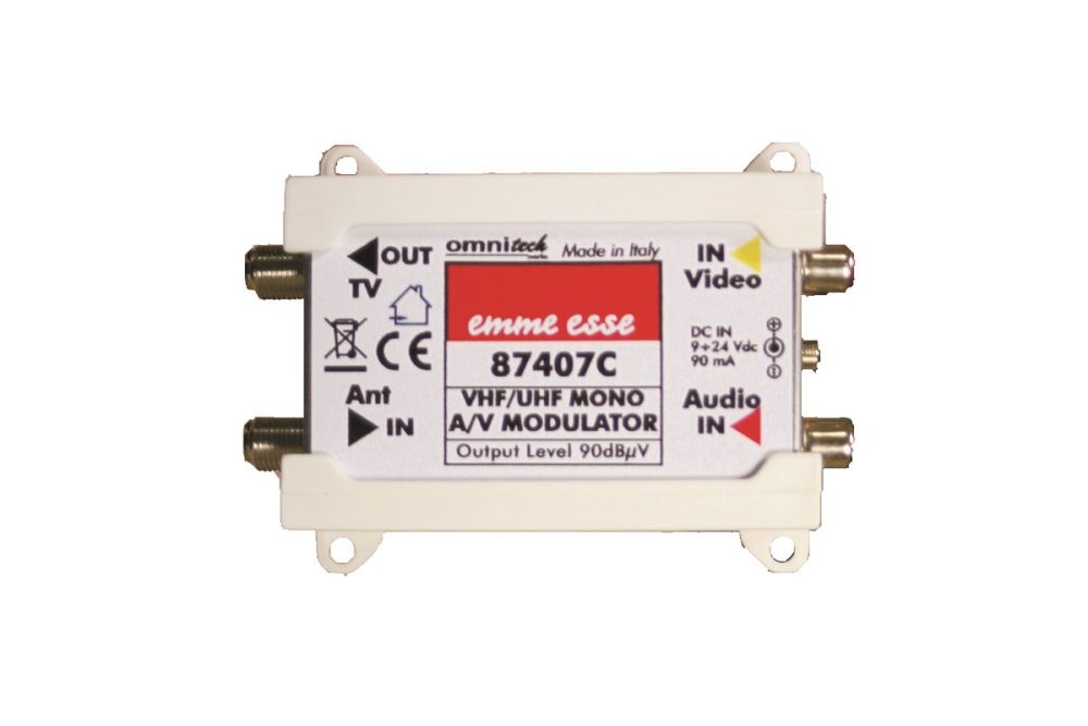 RF MODULATOR VHF/UHF/S 90dBreg.EE