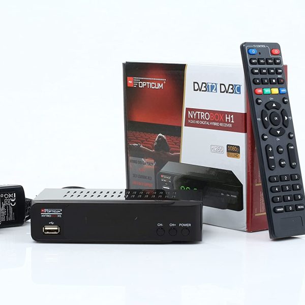 RECEIVER DVB-T2/C H.265 Nytro Box H1