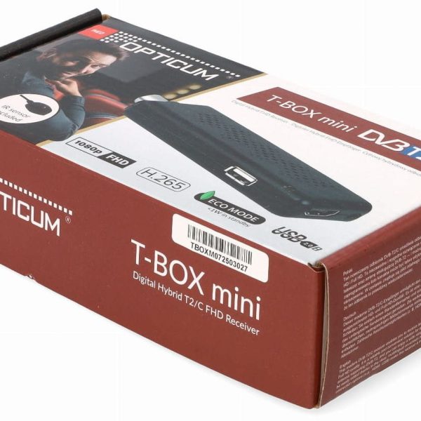 RECEIVER DVB-T2/C H.265 HEVC HD T-box mini