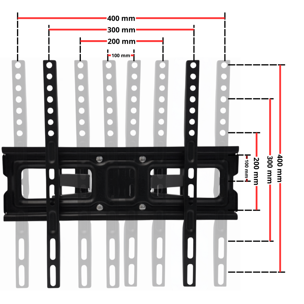 NOSAČ ZA LED Mount 23-65" 2-Flexi Red Eagle - Slika 6