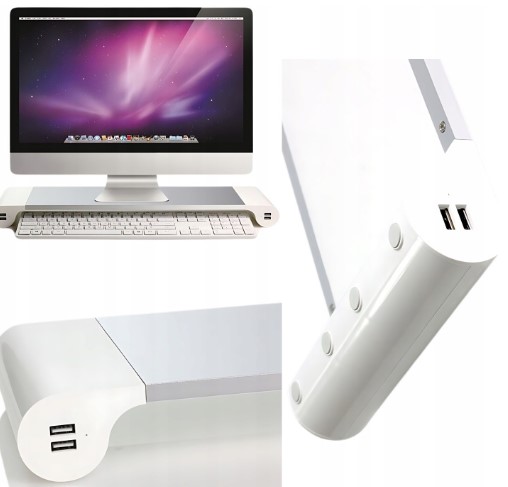 Stalak za monitor s 4 USB priključka R.E.3