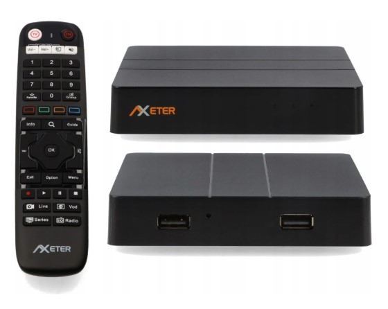 RECEIVER Linux, IPTV, 4K, HDR10+, DualBand Wi-Fi AX-Eter