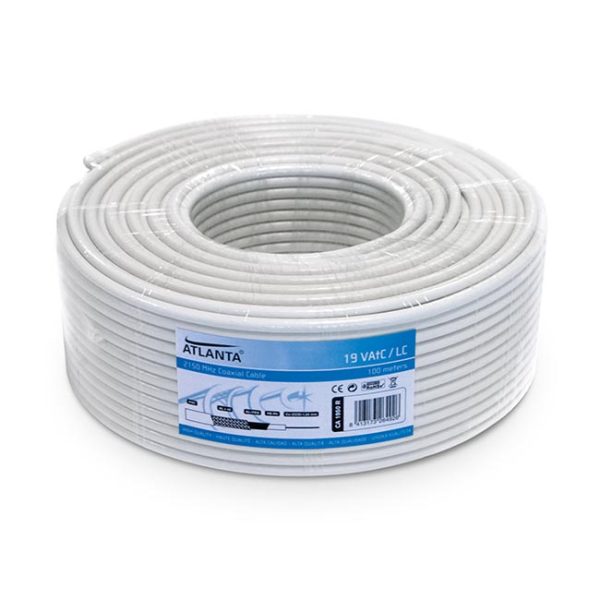 KABEL COAX ATLANTA 100m BIJELI
