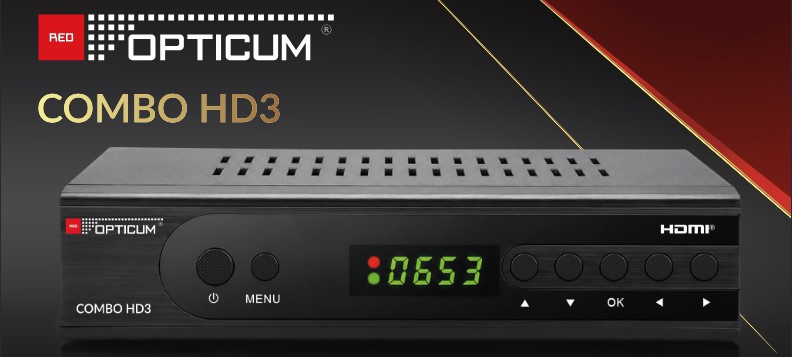 RECEIVER DVB-S2/T2/C Combo Opticum HD3
